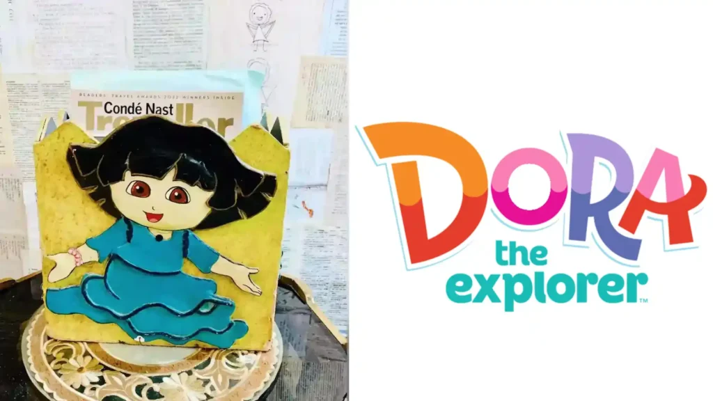 Heena's 12-year-old Dora The Explorer Magazine Holder