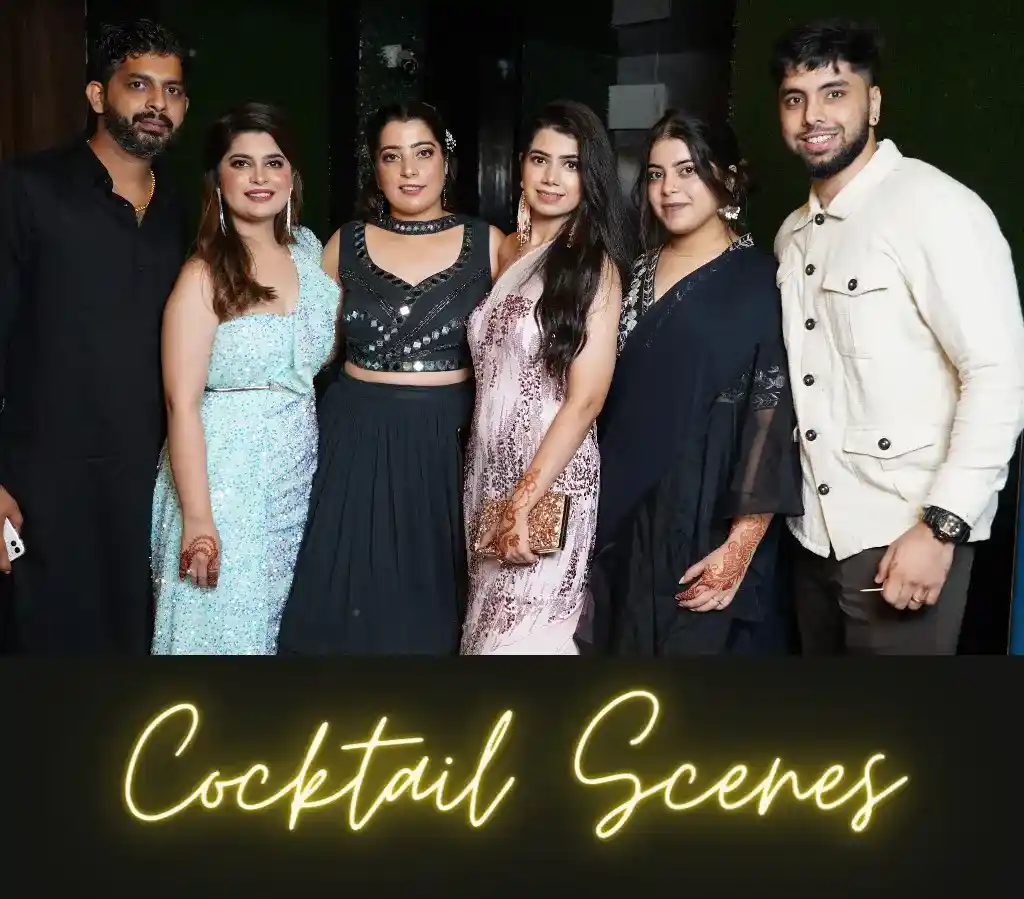 6 Cousins standing in one frame. Family cocktail scenes. 